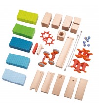 Domino din lemn pentru incepatori, Haba, 87 piese, 3-10ani
