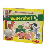 Joc Primul meu puzzle, Haba, Ferma, 5 piese, 2ani+