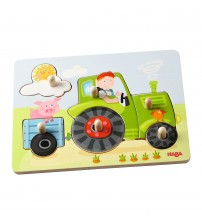Joc tip puzzle, Haba, Ferma lui Peter, 6 piese, 12luni+