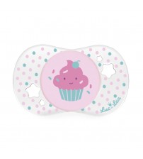 Suzeta silicon SYM, Luc et Lea, Cupcake, 0-6 luni