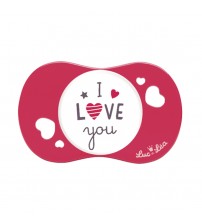 Suzeta silicon SYM I love you, Luc et Lea, 6 luni+