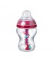 Biberon Advanced cu Sistem de Ventilatie, Tommee Tippee, 260 ml, fete, 1 buc