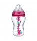 Biberon Advanced cu Sistem de Ventilatie, Tommee Tippee, 340 ml, fete, 1 buc