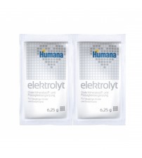 Saruri De Hidratare, Humana Elektrolyt Cu Fenicul, Folie Cu 2 Plicuri, 12 Luni+, 12.5 G