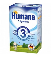 Lapte De Continuare, Humana 3 GOS, 600 G, 10 Luni+