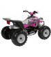 ATV Peg Perego Polaris Outlaw Pink Power, 12V, 3 ani+, Roz/Gri