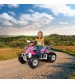 ATV Peg Perego Polaris Outlaw Pink Power, 12V, 3 ani+, Roz/Gri