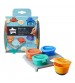 Recipiente de stocare hrana la congelator + tavita Tommee Tippee, 4 luni +,  4 buc