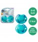 Tommee Tippee Suzeta Moda Turcoaz, design ortodontic simetric, fara BPA, include cutie de sterilizare, 0-6 luni, 2 buc