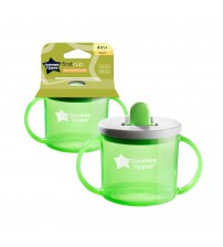 Cana Tommee Tippee First Cup, 190 ml, 4 luni +, Verde, 1 buc