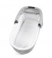 Carucior 3in1 Peg Perego Book Smart Primoviaggio SL, 0-22 kg, Vapor, Gri / Negru *