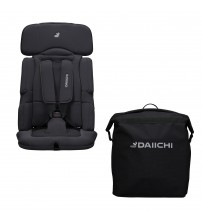 Scaun auto pliabil, usor de transportat Daiichi Easy Carry, 9 - 18 kg, Dark Gray, Gri inchis