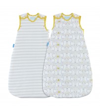 Sac de dormit, Elefantel - zi si noapte - 2 buc, 18-36 luni, 1.0 tog si 2.5 tog, Gro