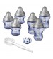 Kit biberoane nou nascut, ONL Baieti Tommee Tippee, 0luni+, Pestisor Albastru