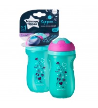 Cana Sippee Izoterma, ONL  Tommee Tippee, 260 ml x 1 buc, 12luni+,  Turquoise