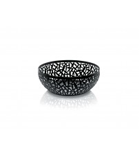 Fructiera din otel "Cactus", 29 cm diametru, negru, Alessi