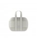 Geanta/cutie 3 compartimente pentru pranz "Food a porter", gri, Alessi