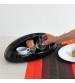 Cos pentru paine din rasina termoplastica "Gnam", negru, Alessi