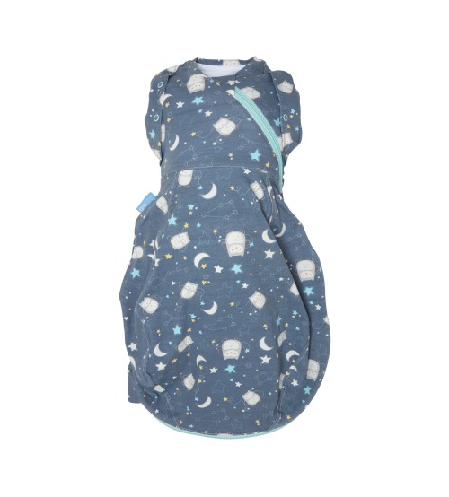 Sac de dormit cu sistem de infasare, Bufnita Ollie, Gros, 0-3 luni, Gro