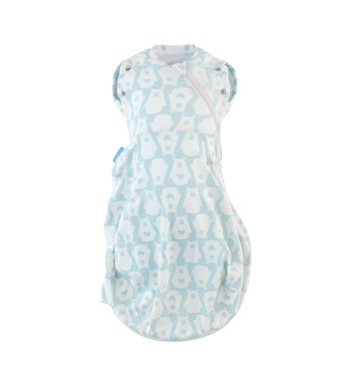 Sac de dormit cu sistem de infasat, Ursuletul Bennie, Subtire, 0-3 luni, Gro