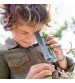 Microscop cu iluminare Led, Terra Kids, Haba, 6 ani +