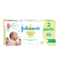 Servetele umede Johnson's Baby Cotton Touch, 2x56 buc