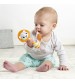  Jucarie dentitie cu zornaitoare Tiny Love Leonardo, 3 luni plus, Portocaliu cu Alb