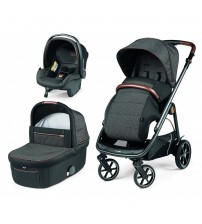 Carucior 3 in 1 Peg Perego Veloce, Primoviaggio SL,  0 - 22 kg, 500, Negru/Gri