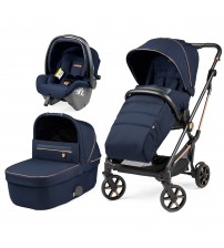 Carucior 3 in 1 Peg Perego Vivace, SLK, Pagoda, 0 - 22 kg, Blue Shine