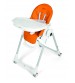 Scaun de masa Prima Pappa Zero, Peg Perego, Follow me, Arancia
