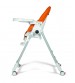 Scaun de masa Prima Pappa Zero, Peg Perego, Follow me, Arancia