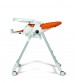 Scaun de masa Prima Pappa Zero, Peg Perego, Follow me, Arancia