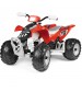 ATV Peg Perego Polaris Outlaw 330 W, 12V, 3 ani+, Negru / Rosu