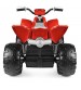 ATV Peg Perego Polaris Outlaw 330 W, 12V, 3 ani+, Negru / Rosu
