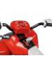 ATV Peg Perego Polaris Outlaw 330 W, 12V, 3 ani+, Negru / Rosu