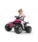 ATV Peg Perego Corral T-Rex, 330W, 12V, 3 ani +, Roz/ Negru