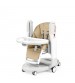 Scaun de masa 3 in 1 Peg Perego Tatamia Follow Me, 0-15 Kg, Paloma, Bej