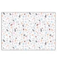 Saltea Sobble Terrazzo, pliabila, 1.4m, 100% sigura, eco-friendly, Multicolor