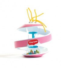 Jucarie spirala cu Rainstick, roz, Tiny Love