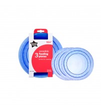 Set farfurii, Tommee Tippee, Essentials, 3 buc, Albastru