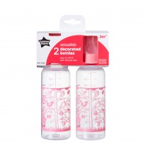 Biberon Basics, 2 buc, 250 ml, Tommee Tippee, Roz