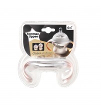 Manere pentru biberoane, Tommee Tippee, 2 buc, Roz