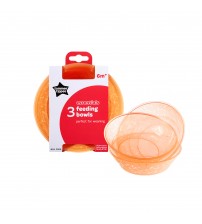 Set castroane Essential, Tommee Tippee, 3 buc, Portocaliu