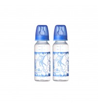 Biberon Basics, Tommee Tippee, 2 buc, 250 ml, Albastru