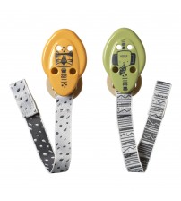Set suport pentru suzeta, Tommee Tippee, 2 buc, Tigru / Elefant