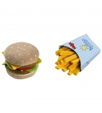 Jucarie din plus, hamburger si cartofi prajiti, Haba, 3ani+