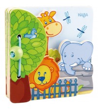 Carticica pentru copii, Haba, Prietenii de la zoo, 10luni+