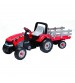 Tractor Peg Perego Maxi Diesel, w/trailer, 2 ani +, Rosu / Negru