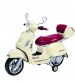 Scuter electric Peg Perego Vespa, 12V, 3 ani +, Rosu / Alb