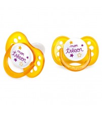 Suzete fiziologice MON TRESOR, Luc et Lea, 6+ luni, 1 buc